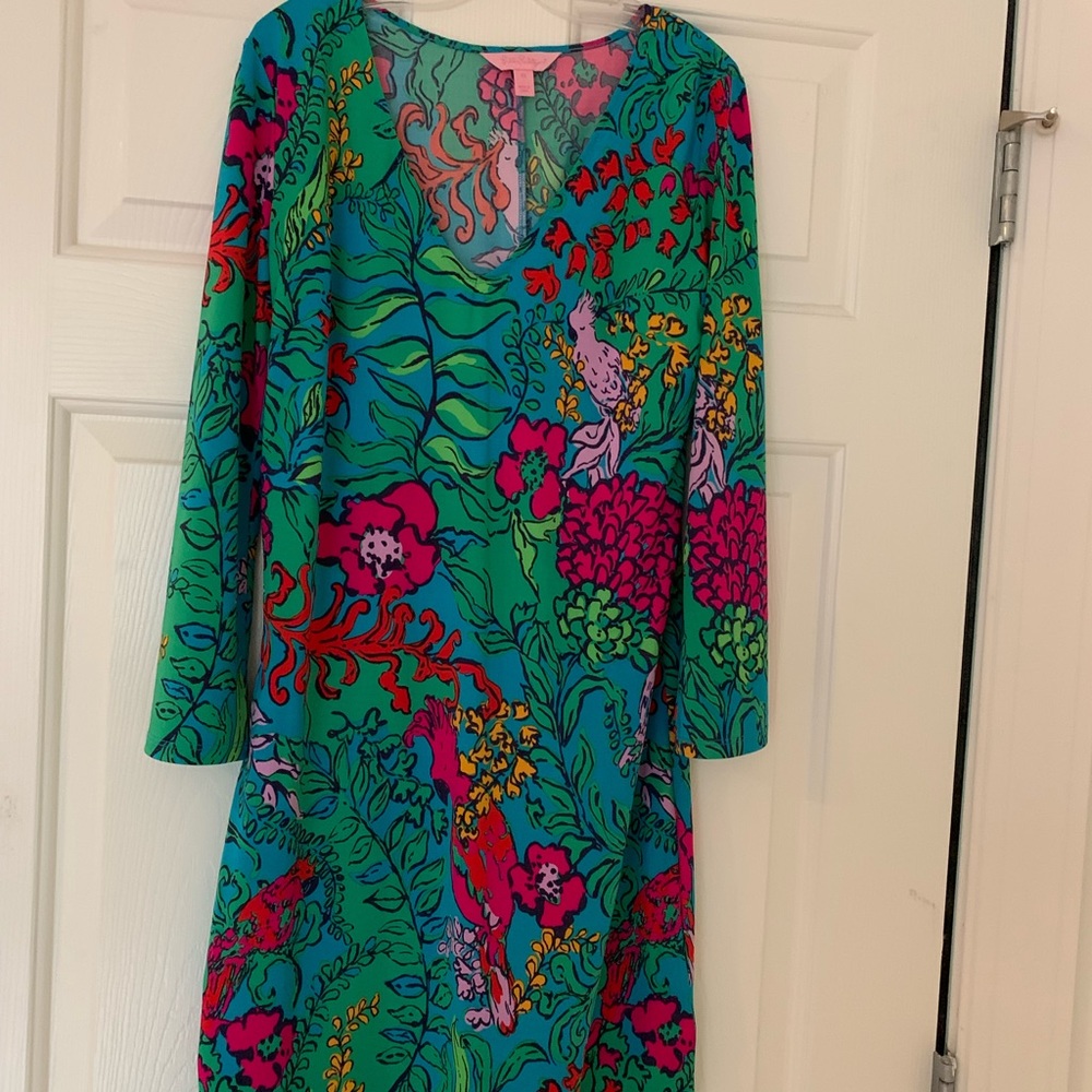 Lilly Pulitzer tropical print dress